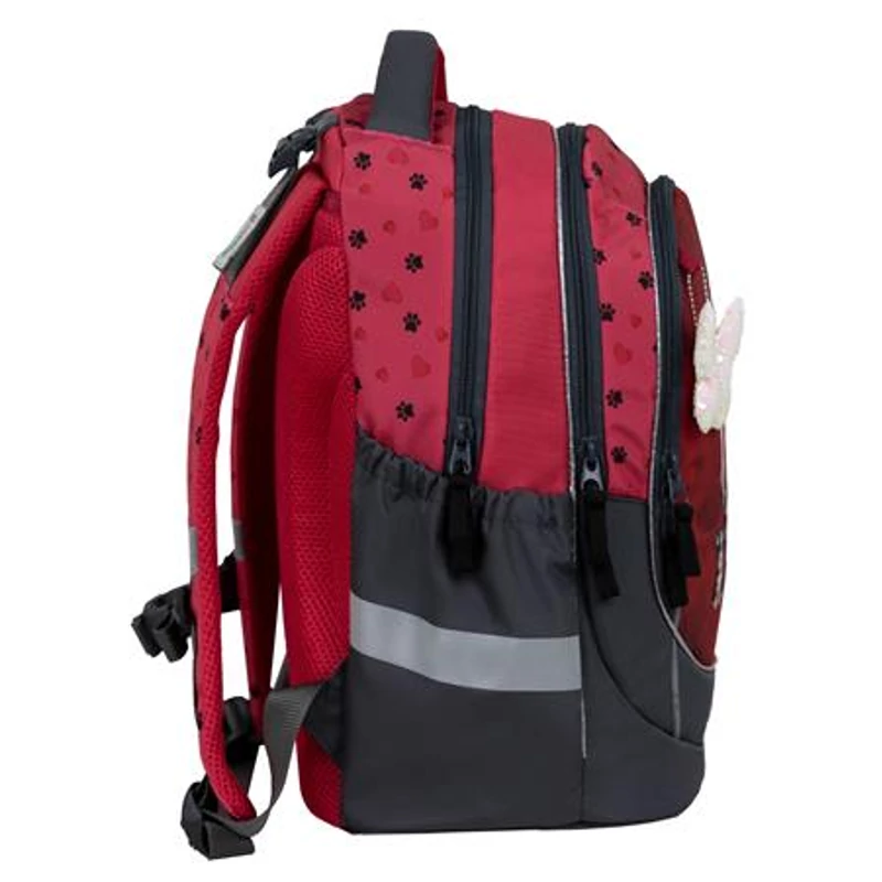 Iskolatáska, cipzáras, BELMIL "Leisure Plus Ladybug Girl", katicalány