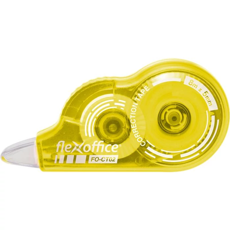 Hibajavító roller, 5 mm x 8 m, FLEXOFFICE „FO-CT02”, vegyes színek