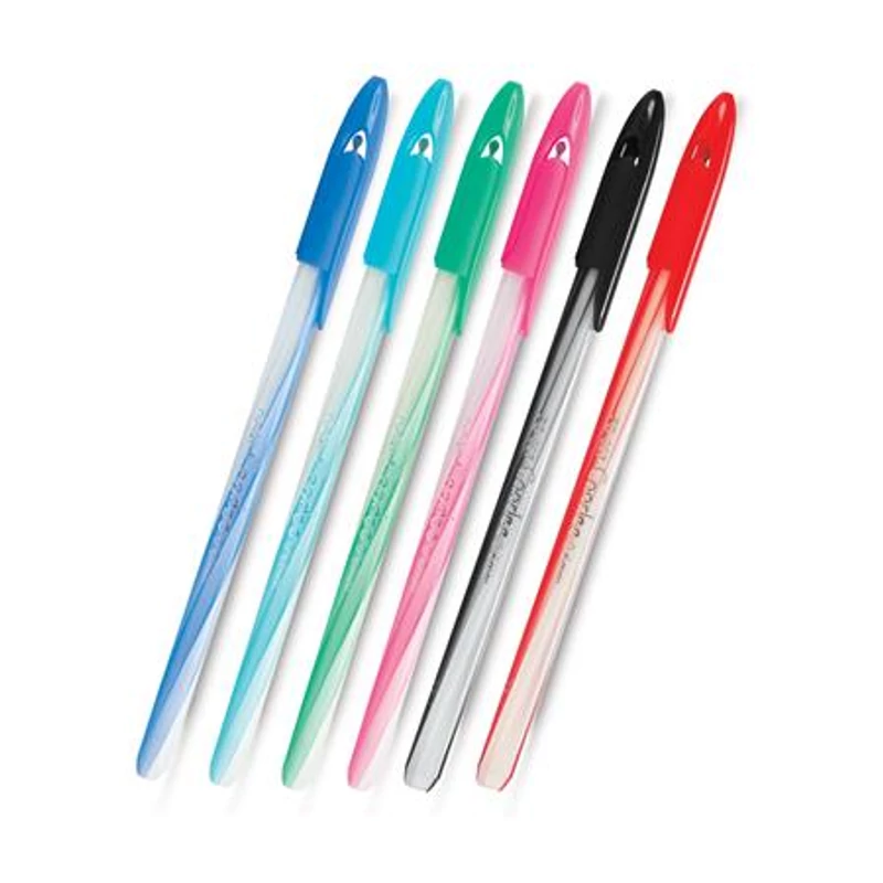 Golyóstoll, 0,3 mm, 2 db / bliszter, kupakos, FLEXOFFICE "Candee", kék