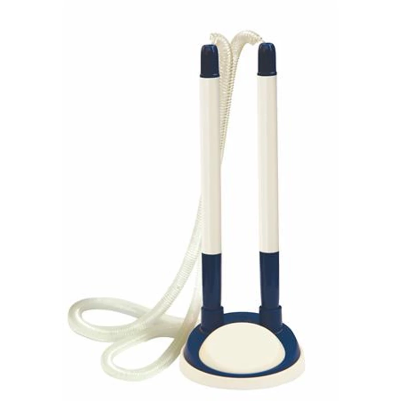 Ügyféltoll, 0,7 mm, kék tolltest, dupla, FLEXOFFICE „Smart Holder”, kék