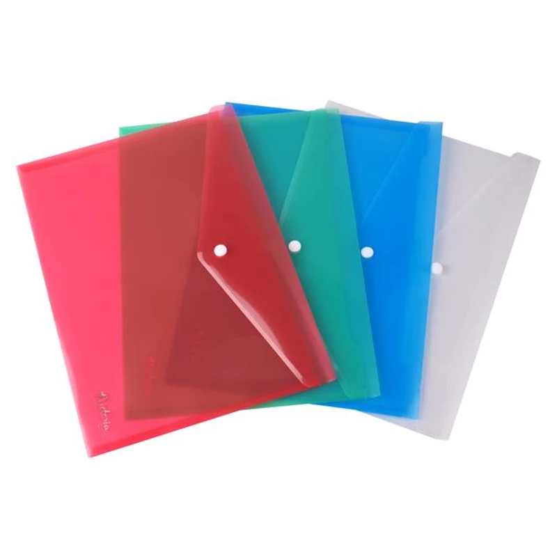 Irattartó tasak, A4, PP, patentos, VICTORIA OFFICE, áttetsző,Irattartó tasak, A4, PP, patentos, VICTORIA OFFICE, áttetsző