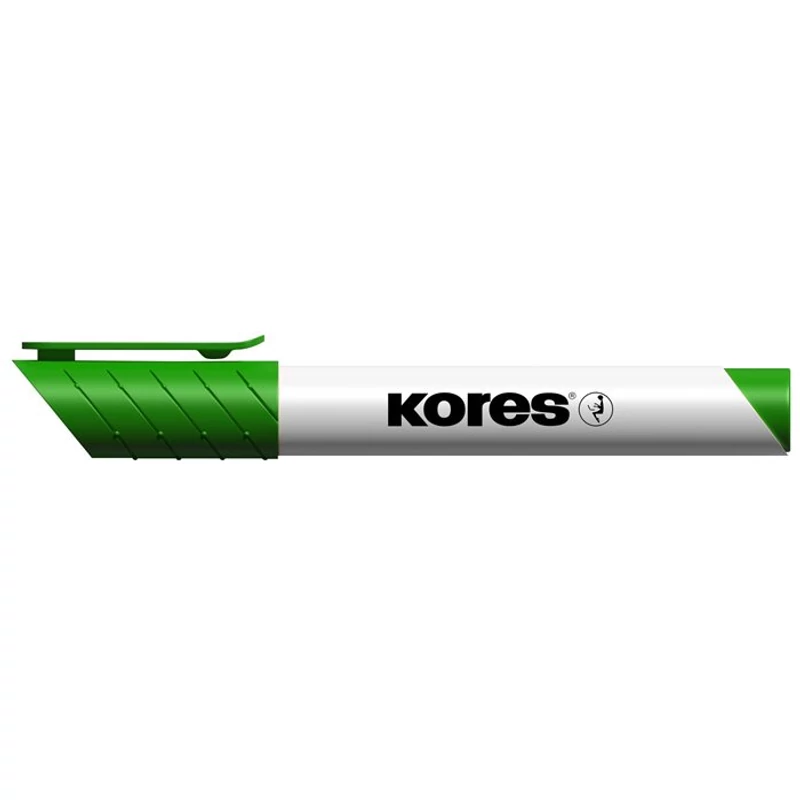 Tábla- és flipchart marker, 3 mm, kúpos, KORES "K-Marker XW1", zöld