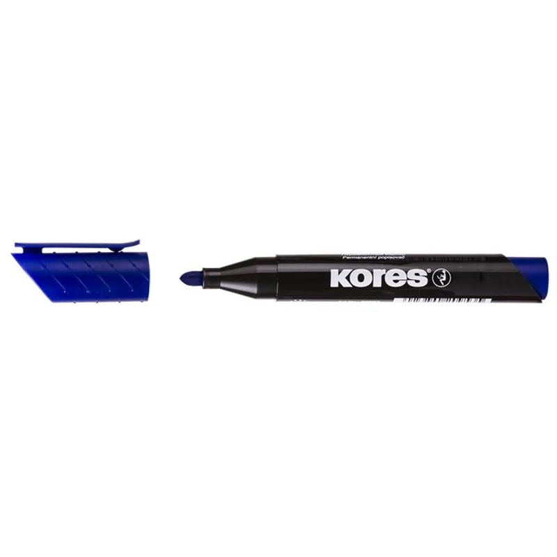 Alkoholos marker, 3-5 mm, kúpos, KORES "K-Marker XP1", kék