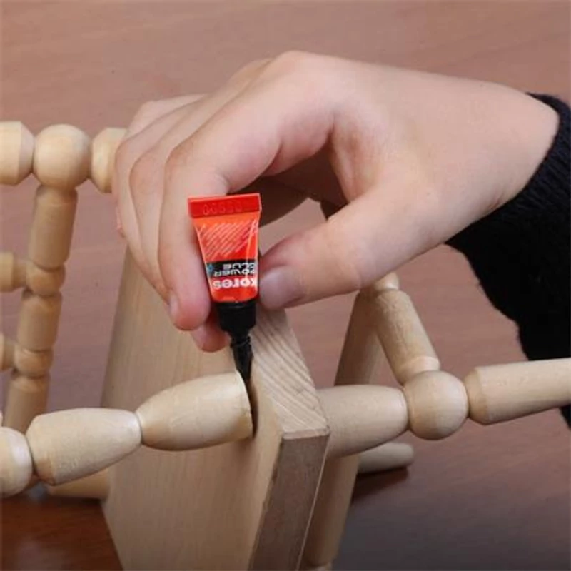Pillanatragasztó gél, 3×1 g, KORES „Power Glue Gel”