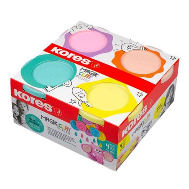 Gyurma,160 g, levegőre száradó, 4 pasztell szín, KORES "Magic Clay",Gyurma,160 g, levegőre száradó, 4 pasztell szín, KORES "Magic Clay",Gyurma,160 g, levegőre száradó, 4 pasztell szín, KORES "Magic Clay",Gyurma,160 g, levegőre száradó, 4 pasztell szín, KORES "Magic Clay",Gyurma,160 g, levegőre száradó, 4 pasztell szín, KORES "Magic Clay"