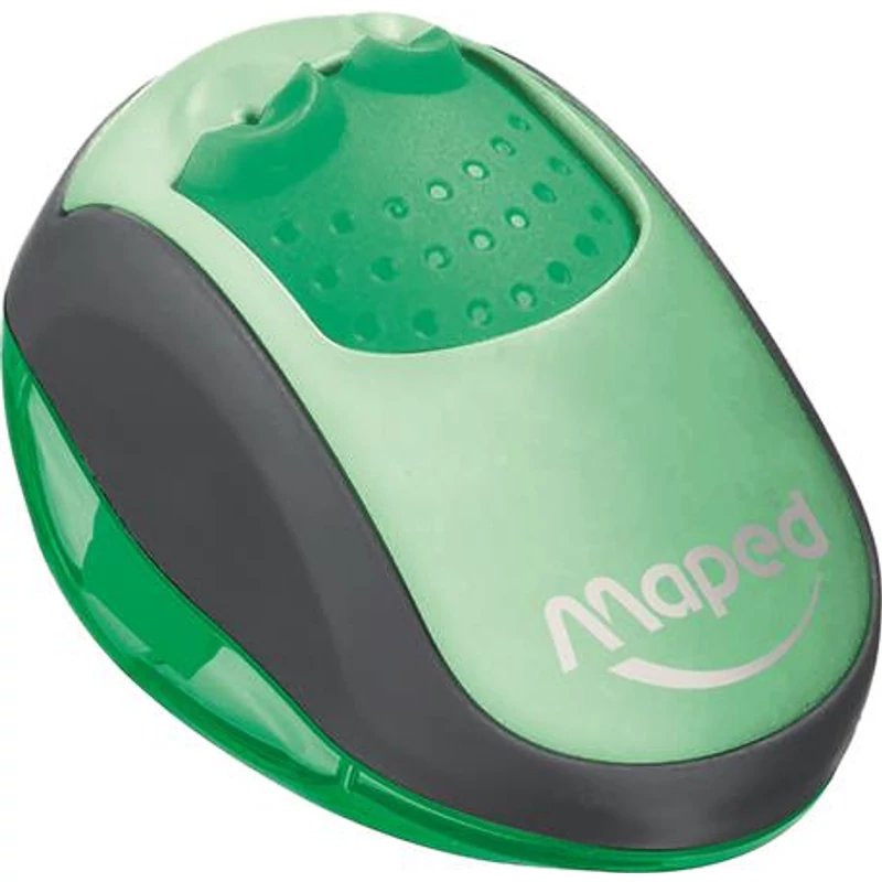 Hegyező, kétlyukú, tartályos, MAPED "Clean", vegyes színek