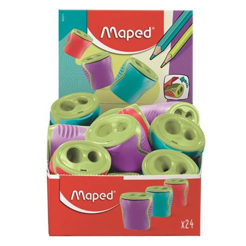 Hegyező display, kétlyukú, tartályos, MAPED "Boogy", vegyes színek,Hegyező display, kétlyukú, tartályos, MAPED "Boogy", vegyes színek,Hegyező display, kétlyukú, tartályos, MAPED "Boogy", vegyes színek,Hegyező display, kétlyukú, tartályos, MAPED "Boogy", vegyes színek