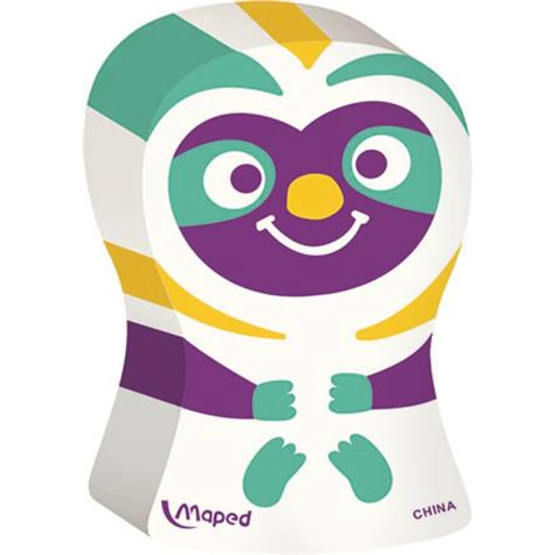 Radír display, vegyes minták, MAPED "Ergo Fun Multicolor"