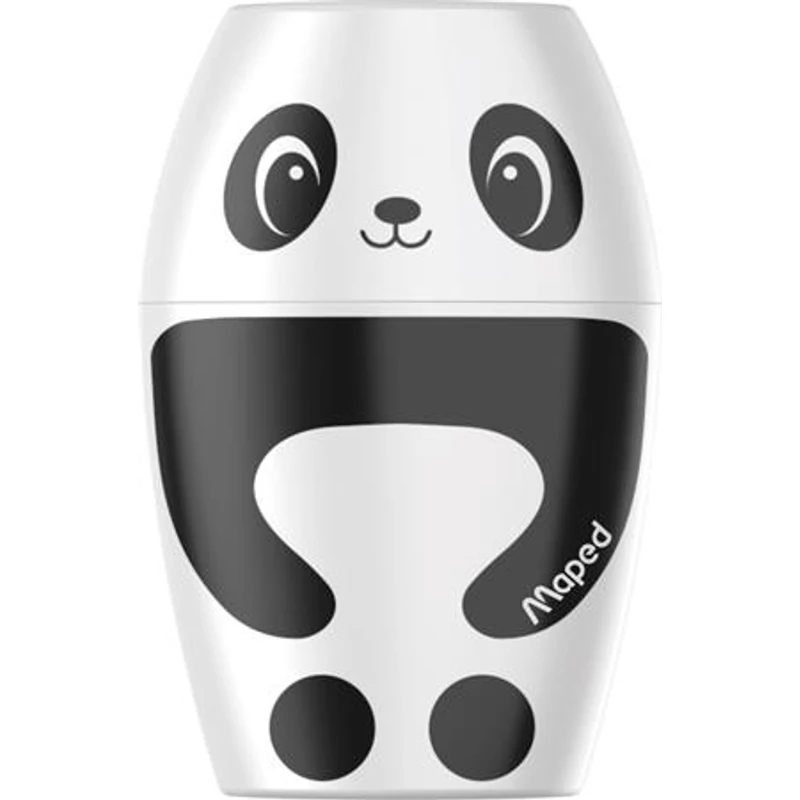 Hegyező, egylyukú, tartályos, MAPED "Shakky Fancy", panda és pingvin, vegyes formák