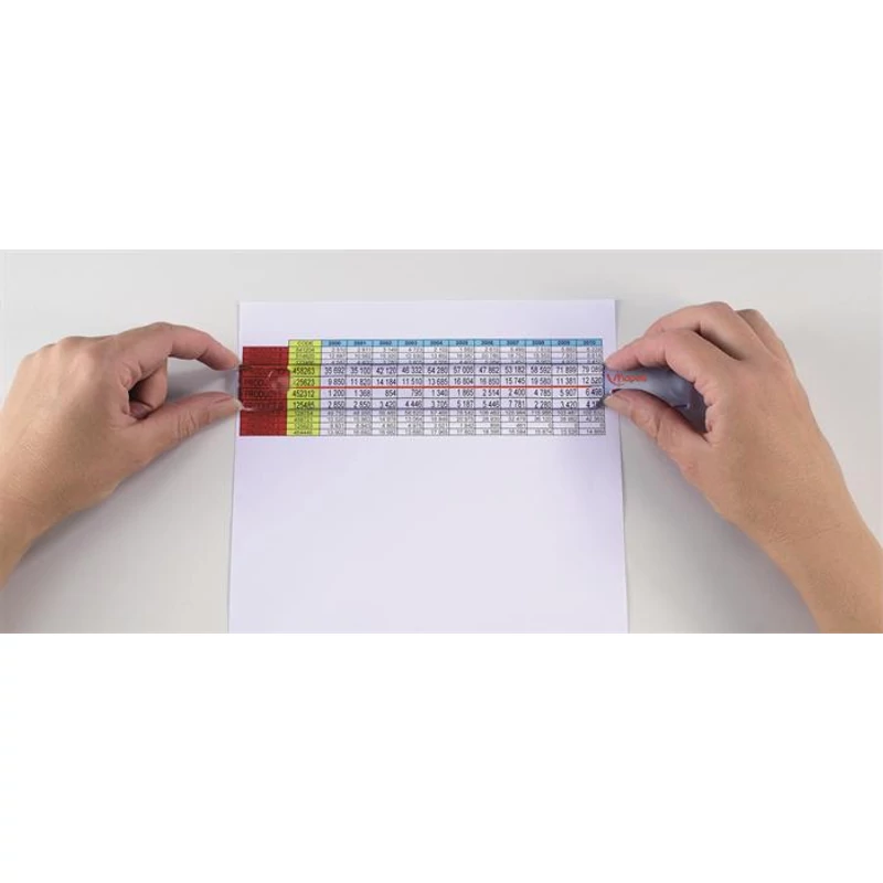 Olvasó nagyító, 25 cm, tokkal, MAPED "Kidy Learn"