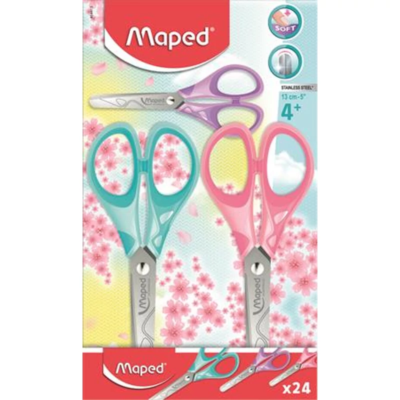 Olló display, iskolai, 13 cm, MAPED "Essentials Soft Pastel", pasztell színek,Olló display, iskolai, 13 cm, MAPED "Essentials Soft Pastel", pasztell színek,Olló display, iskolai, 13 cm, MAPED "Essentials Soft Pastel", pasztell színek,Olló display, iskolai, 13 cm, MAPED "Essentials Soft Pastel", pasztell színek