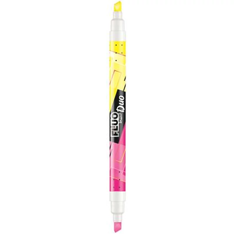 Szövegkiemelő készlet, 1-5 mm, kétvégű, MAPED "Fluo Peps Duo", vegyes színek