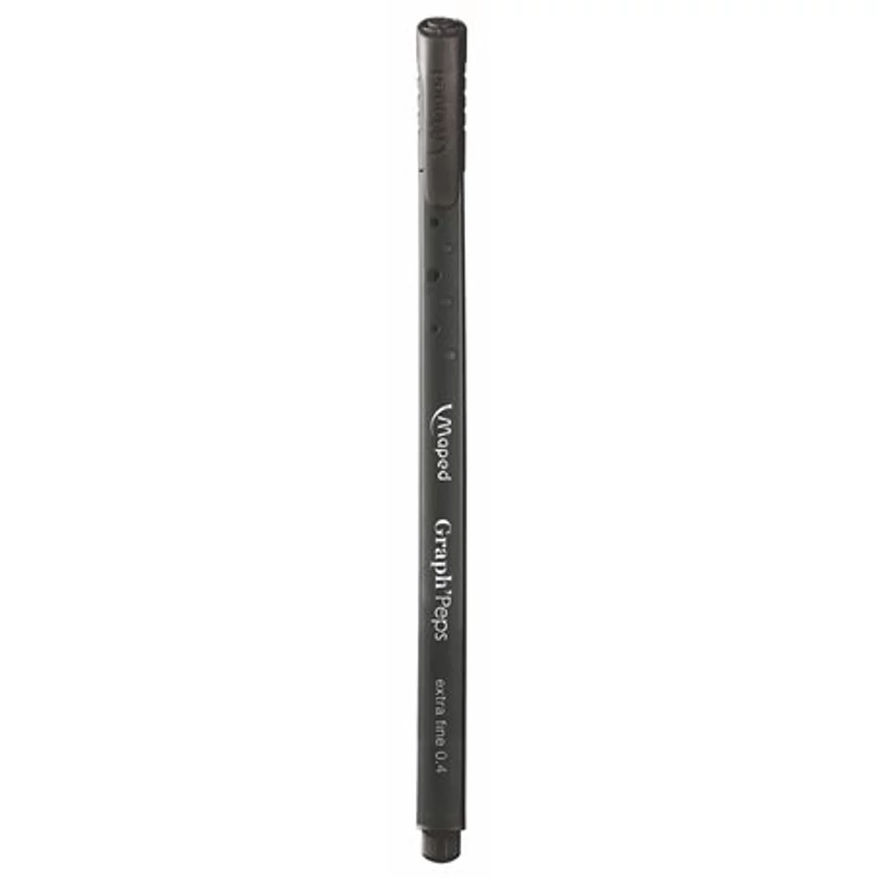 Tűfilc, 0,4 mm, MAPED "Graph`Peps", fekete