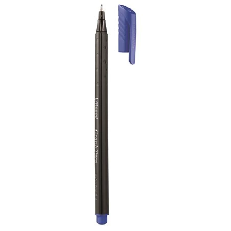 Tűfilc, 0,4 mm, MAPED "Graph`Peps", sötétkék