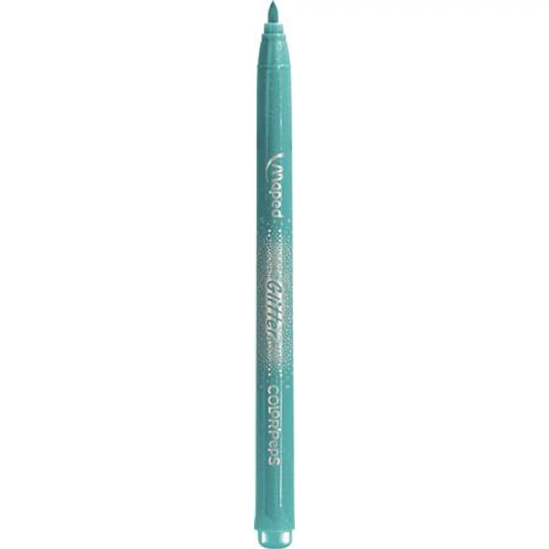 Filctoll készlet, 2,8 mm, csillámos, MAPED "Color`Peps Glitter", 10 különböző szín