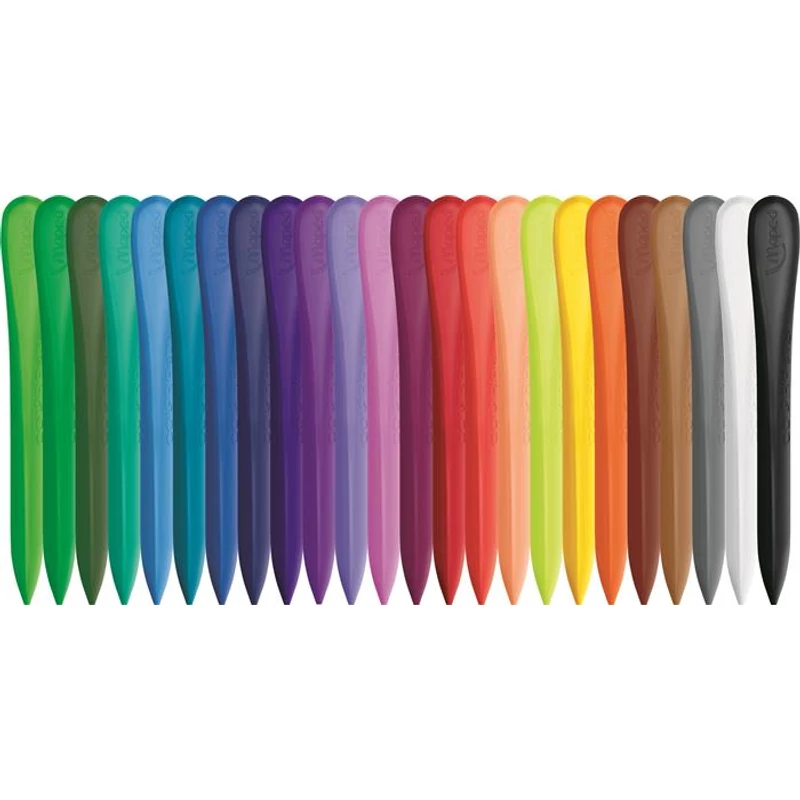 Zsírkréta, MAPED "Color`Peps" PlastiClean, 24 különböző szín,Zsírkréta, MAPED "Color`Peps" PlastiClean, 24 különböző szín