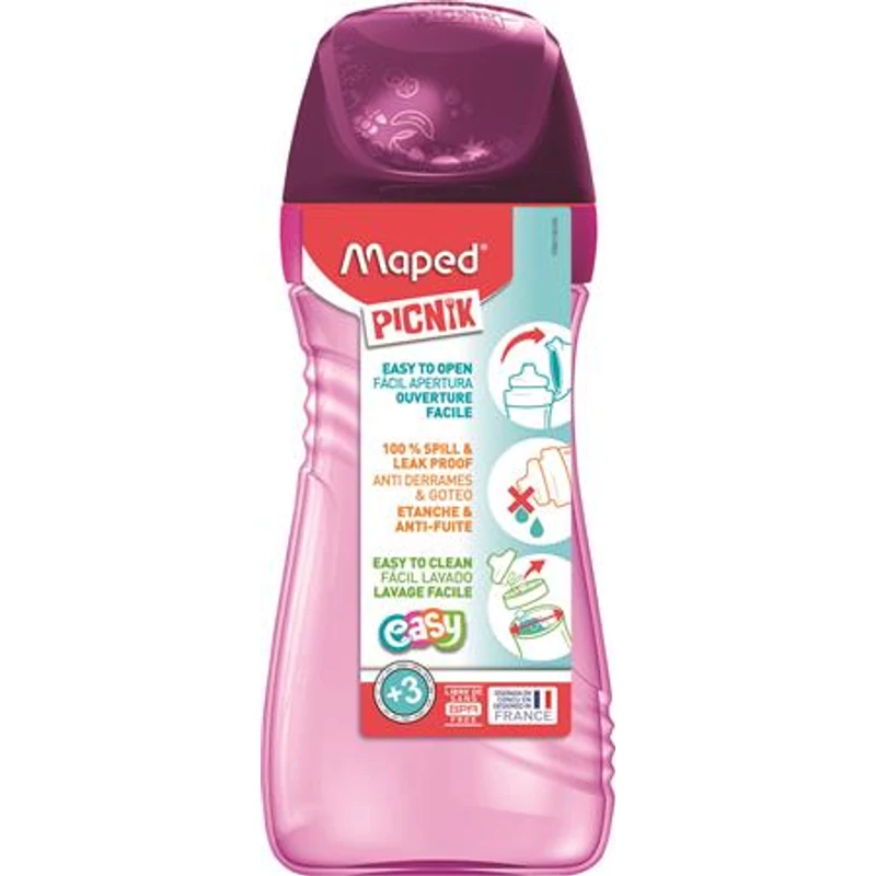 Kulacs, 430 ml, MAPED PICNIK "Origins", pink,Kulacs, 430 ml, MAPED PICNIK "Origins", pink