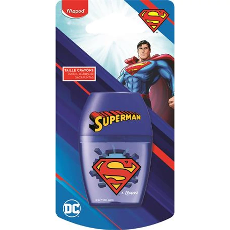 Hegyező, egylyukú, tartályos, MAPED "Superman Shaker",Hegyező, egylyukú, tartályos, MAPED "Superman Shaker"