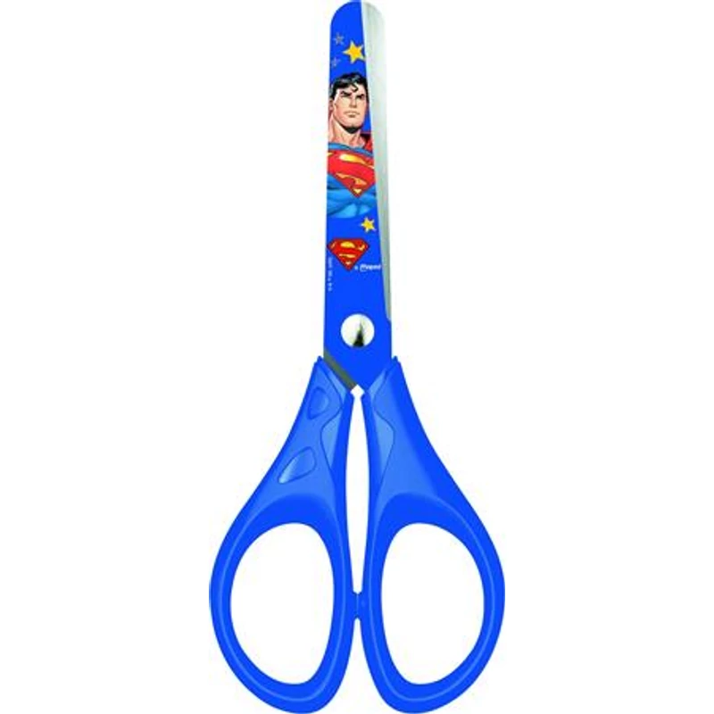 Olló, iskolai, 13 cm, MAPED "Superman"