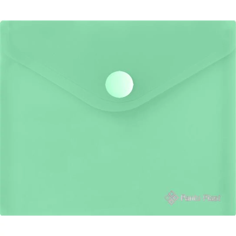Irattartó tasak, A6, PP, patentos, 160 mikron, PANTA PLAST, pasztellzöld