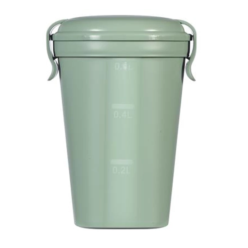 Ételtartó pohár, 600ml, műanyag, CURVER, "Lunch&Go", zöld