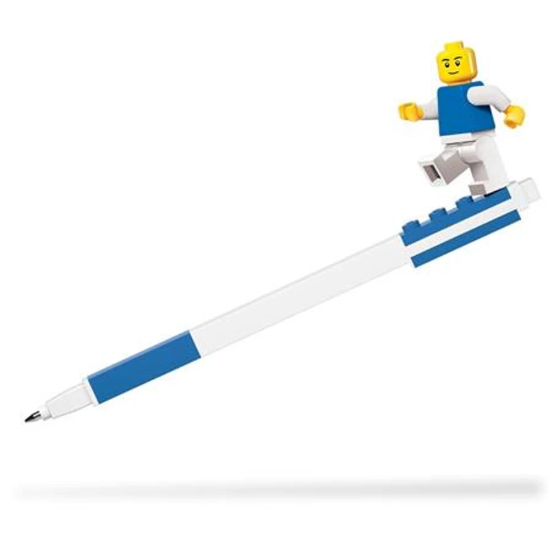 Zseléstoll, 0,7 mm, kupakos, mini figurával, LEGO, kék