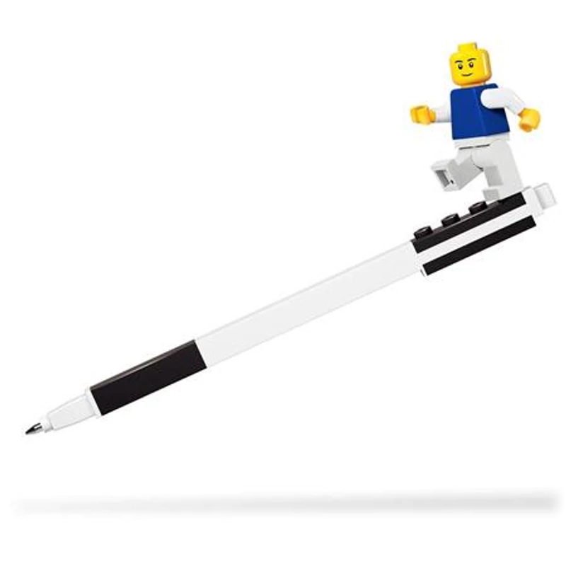 Zseléstoll, 0,7 mm, kupakos, mini figurával, LEGO, fekete