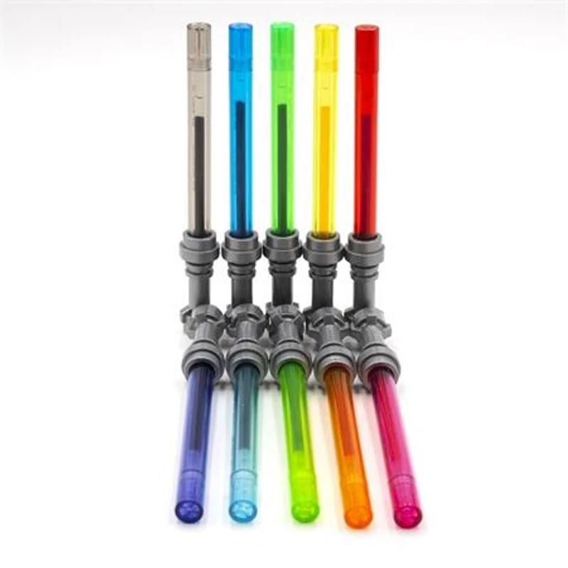 Zseléstoll készlet, 0,7 mm, fénykard, LEGO "Star Wars", 10 különböző szín,Zseléstoll készlet, 0,7 mm, fénykard, LEGO "Star Wars", 10 különböző szín