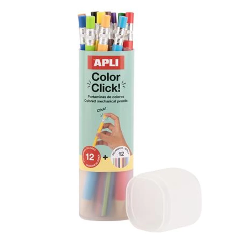 Színes töltőceruza készlet, ceruzatartóban, APLI "Color Click", 12 különböző szín,Színes töltőceruza készlet, ceruzatartóban, APLI "Color Click", 12 különböző szín,Színes töltőceruza készlet, ceruzatartóban, APLI "Color Click", 12 különböző szín,Színes töltőceruza készlet, ceruzatartóban, APLI "Color Click", 12 különböző szín,Színes töltőceruza készlet, ceruzatartóban, APLI "Color Click", 12 különböző szín,Színes töltőceruza készlet, ceruzatartóban, APLI "Color Click", 12 különböző szín