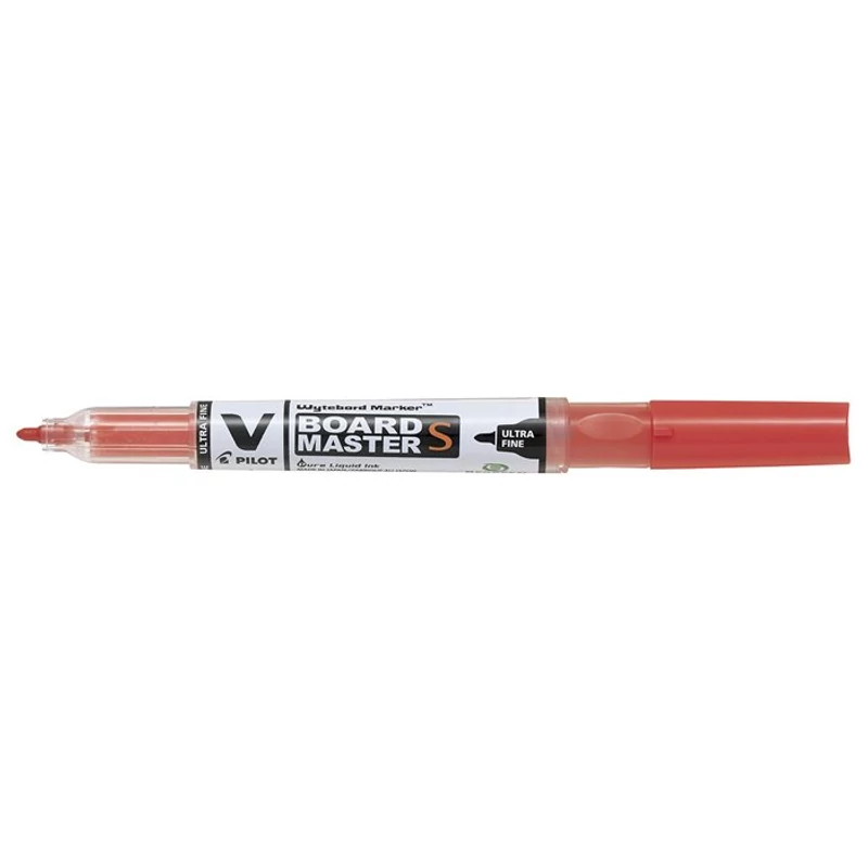 Táblamarker, 0,8 mm, UF, kúpos, PILOT "V-Board Master S", piros