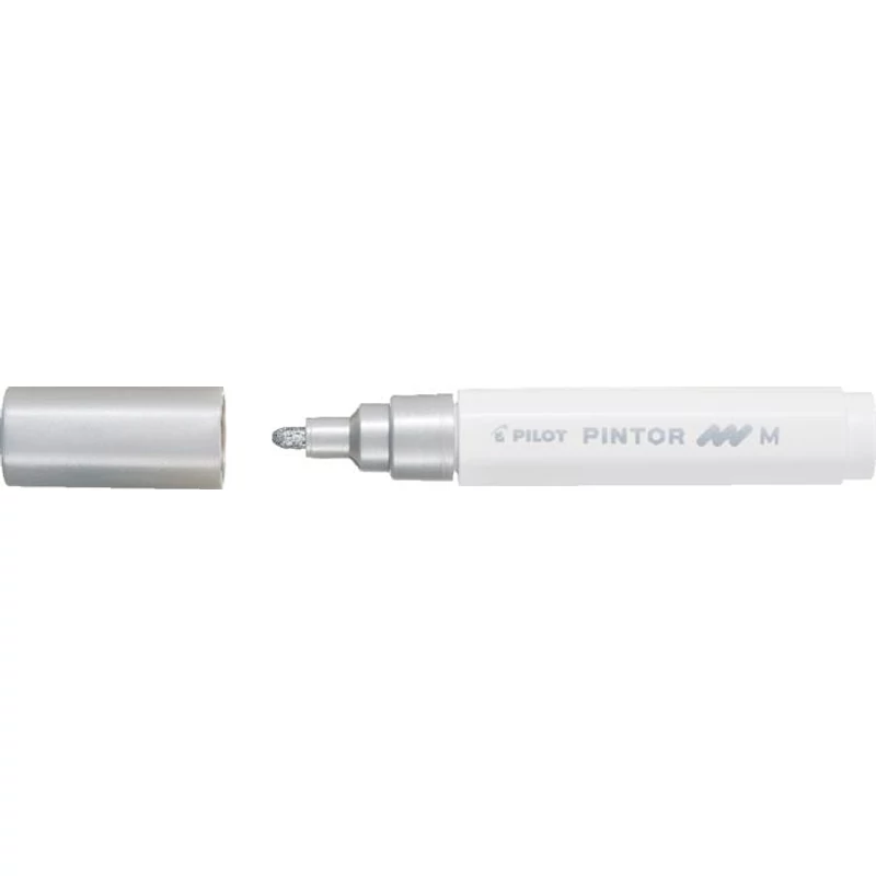Dekormarker, 1,4 mm, PILOT "Pintor M", ezüst