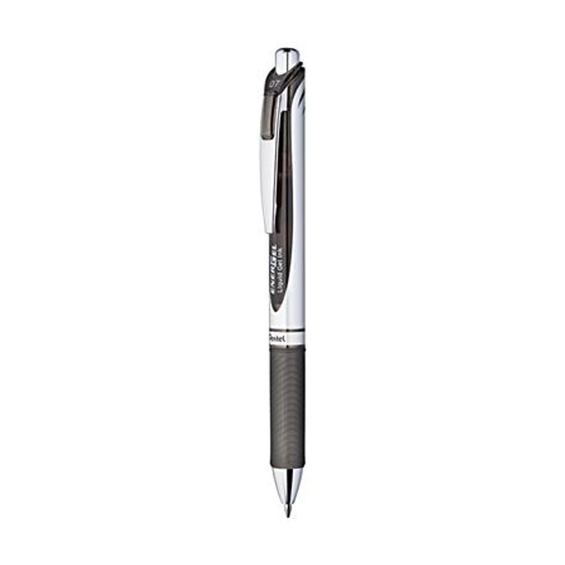 Zseléstoll, 0,35 mm, nyomógombos, PENTEL "EnerGel BL77", fekete,Zseléstoll, 0,35 mm, nyomógombos, PENTEL "EnerGel BL77", fekete