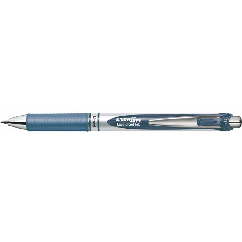 Zseléstoll, 0,35 mm, nyomógombos, PENTEL "EnerGel BL77", sötétkék,Zseléstoll, 0,35 mm, nyomógombos, PENTEL "EnerGel BL77", sötétkék