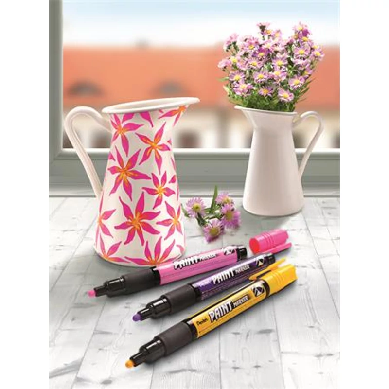 Lakkmarker, 2 mm, kúpos, PENTEL "MMP20", fekete,Lakkmarker, 2 mm, kúpos, PENTEL "MMP20", fekete