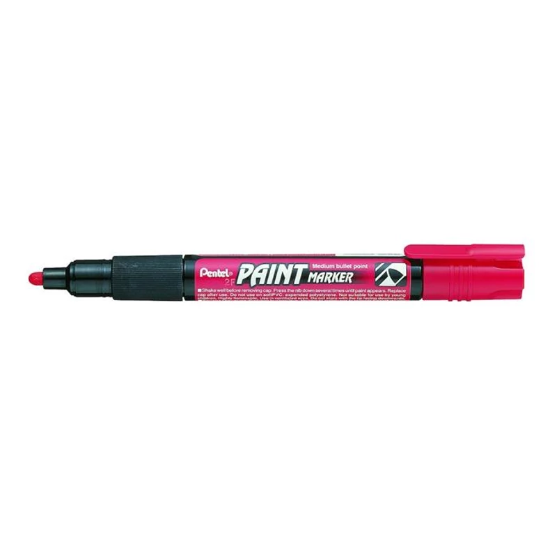Lakkmarker, 2 mm, kúpos, PENTEL "MMP20", piros