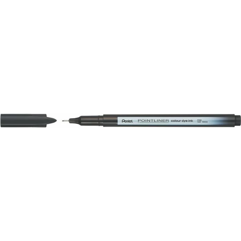 Tűfilc, 0,4 mm, PENTEL "Pointliner", fekete