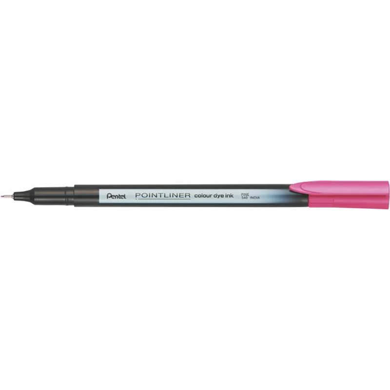 Tűfilc, 0,4 mm, PENTEL "Pointliner", rózsaszín