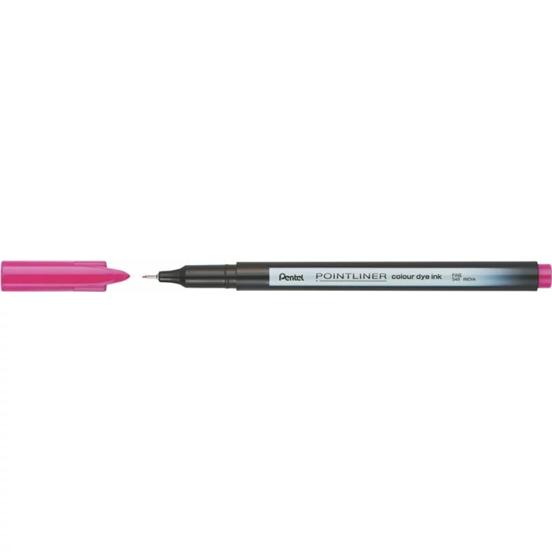 Tűfilc, 0,4 mm, PENTEL "Pointliner", rózsaszín