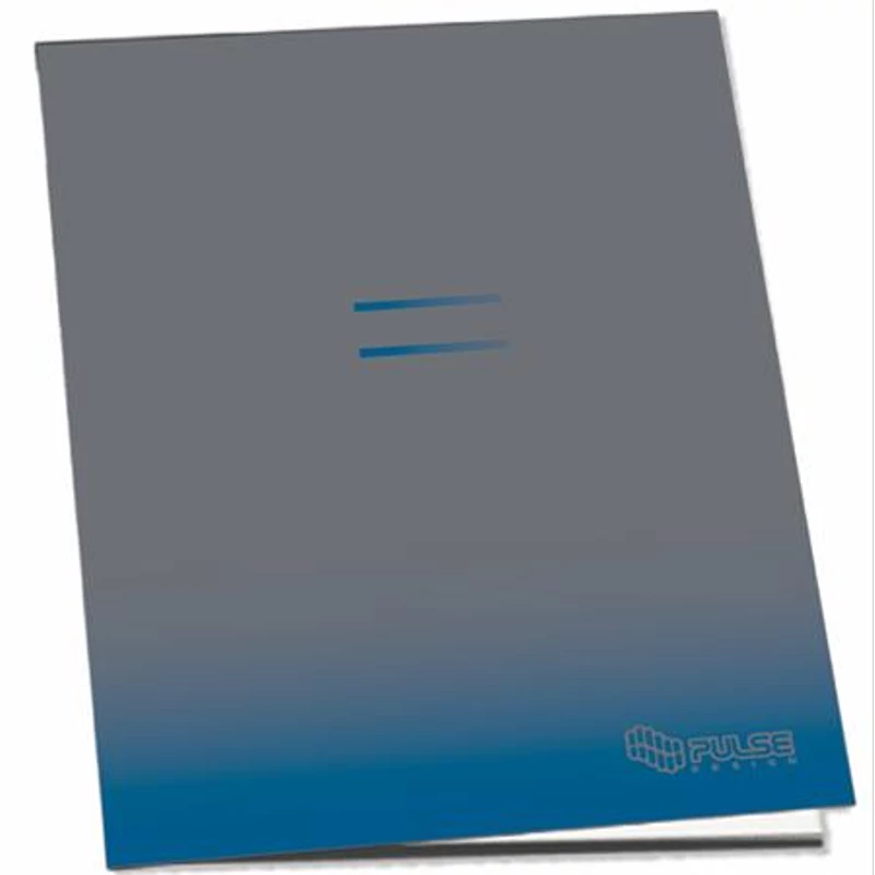 Füzet, tűzött, A4, vonalas, 52 lap, PULSE "Dark Colours"