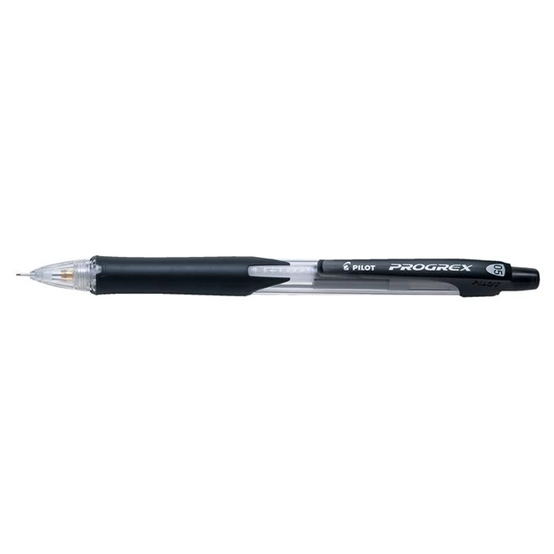 Nyomósirón, 0,5 mm, PILOT "Progrex", fekete