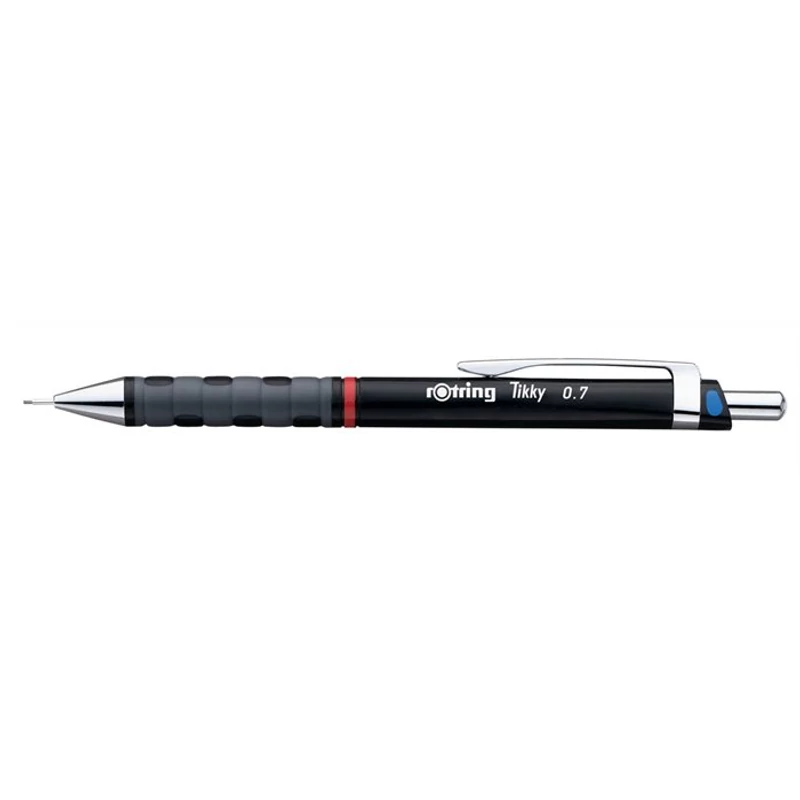 Nyomósirón, 0,7 mm, ROTRING "Tikky T", fekete