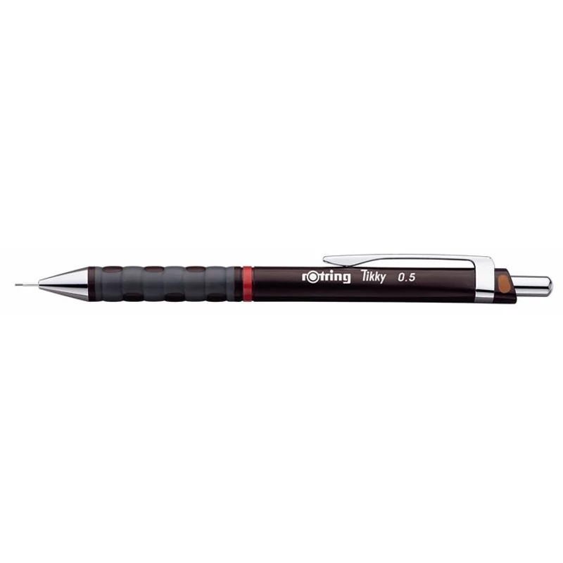 Nyomósirón, 0,5 mm, ROTRING „Tikky T”, bordó