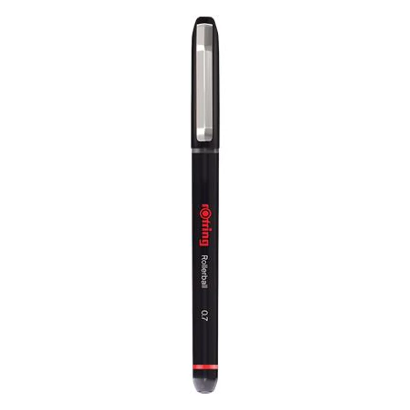 Rollertoll, 0,7 mm, kupakos, ROTRING "Rollerball", fekete
