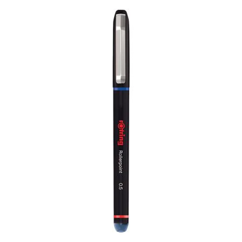 Rollertoll, 0,5 mm, kupakos, ROTRING "Rollerpoint", kék
