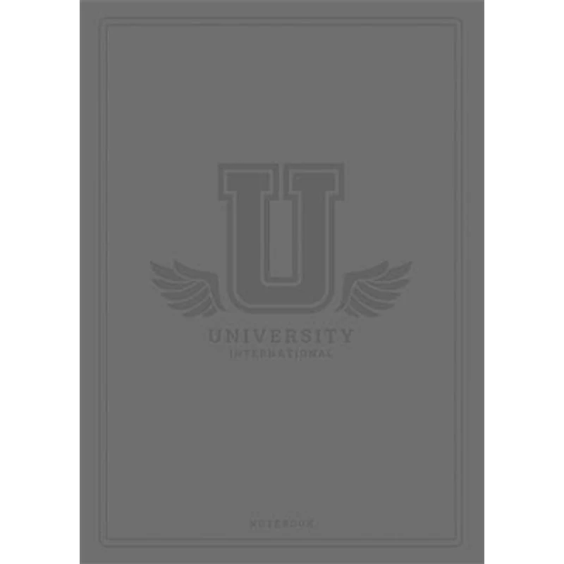 Füzet, tűzött, A5, kockás, 60 lap, SHKOLYARYK "University International", vegyes