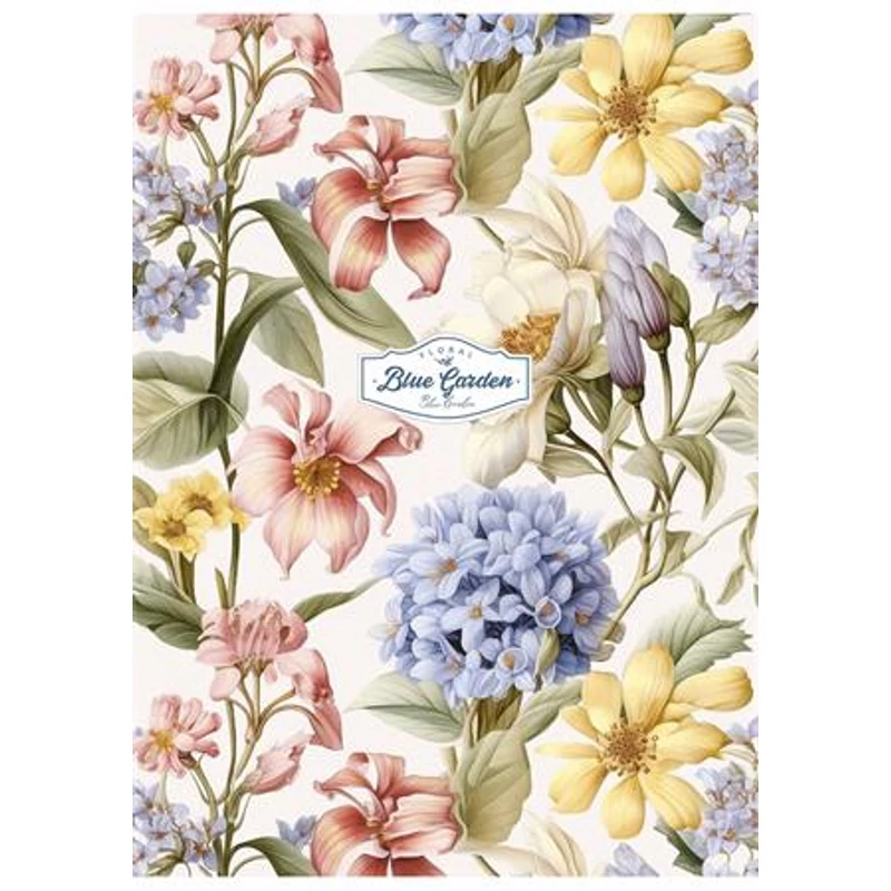 Füzet, tűzött, A4, kockás, 80 lap, SHKOLYARYK "Flowers and plants", vegyes,Füzet, tűzött, A4, kockás, 80 lap, SHKOLYARYK "Flowers and plants", vegyes