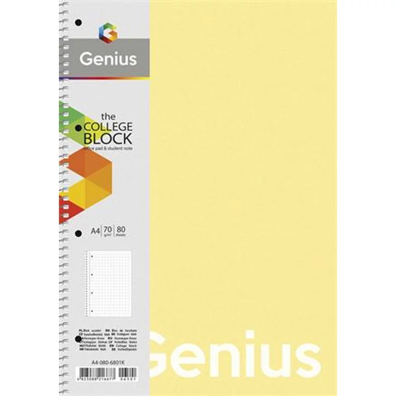 Spirálfüzet, A4, vonalas, 80 lap, PP borító, SHKOLYARYK "Genius Pastel", vegyes,Spirálfüzet, A4, vonalas, 80 lap, PP borító, SHKOLYARYK "Genius Pastel", vegyes,Spirálfüzet, A4, vonalas, 80 lap, PP borító, SHKOLYARYK "Genius Pastel", vegyes