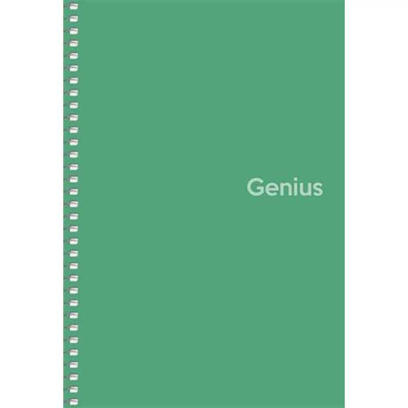 Spirálfüzet, A5, kockás, 80 lap, PP borító, SHKOLYARYK "Genius", vegyes