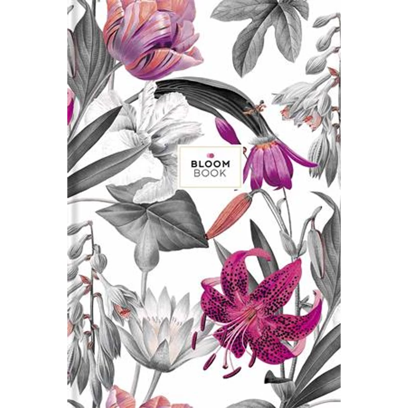 Jegyzetfüzet, B5, vonalas, 80 lap, SHKOLYARYK "Bloom Book", vegyes