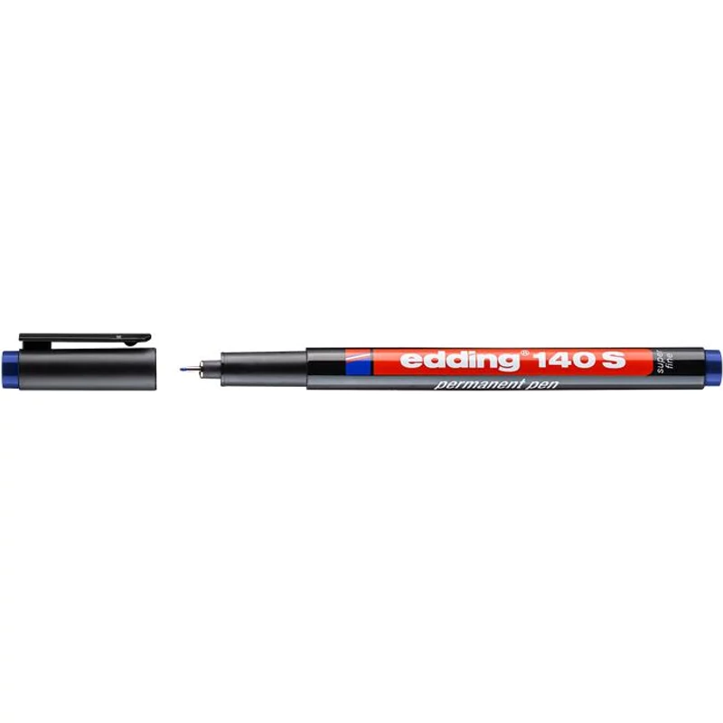 Alkoholos marker, OHP, 0,3 mm, EDDING "140 S", kék